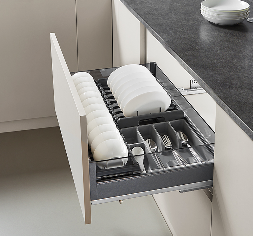 Magnetic Glide pantry slide system