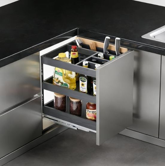 Aluminum Multi Purpose Drawer Basket